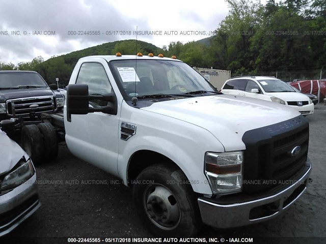 1FDWF3GR3AEA09080 - 2010 FORD F350 SUPER DUTY WHITE photo 1