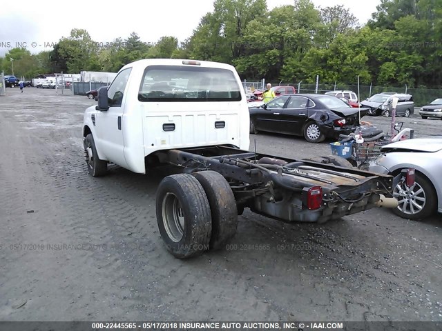 1FDWF3GR3AEA09080 - 2010 FORD F350 SUPER DUTY WHITE photo 3