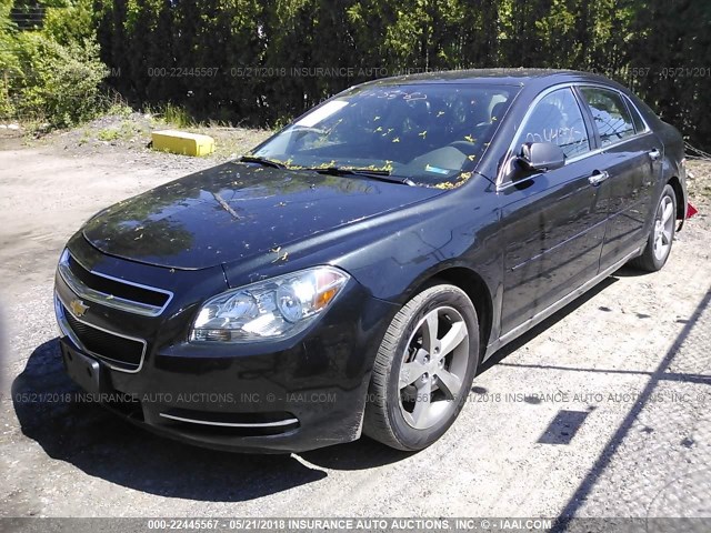 1G1ZC5E00CF334205 - 2012 CHEVROLET MALIBU 1LT 灰色 照片 2