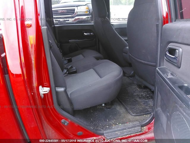 1GCDSCFEXC8164331 - 2012 CHEVROLET COLORADO LT RED photo 8