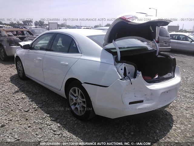 1G11C5SL0EF128252 - 2014 CHEVROLET MALIBU 1LT თეთრი ფოტო 3