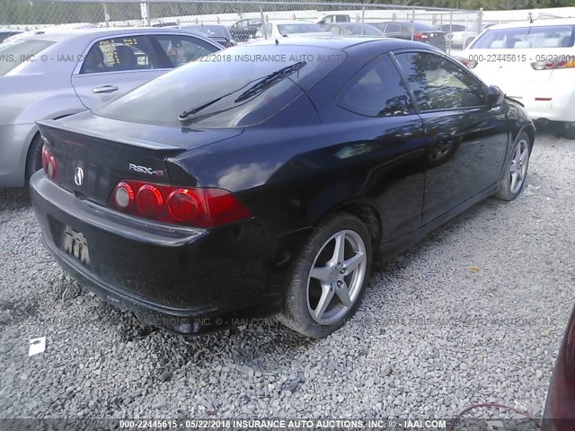 JH4DC53065S009216 - 2005 ACURA RSX TYPE-S BLACK photo 4