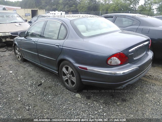 SAJEA51C32WC07849 - 2002 JAGUAR X-TYPE 3.0 BLUE photo 3