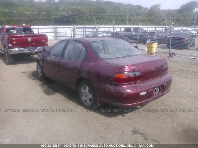 1G1NE52J62M680484 - 2002 CHEVROLET MALIBU LS 栗色 照片 3