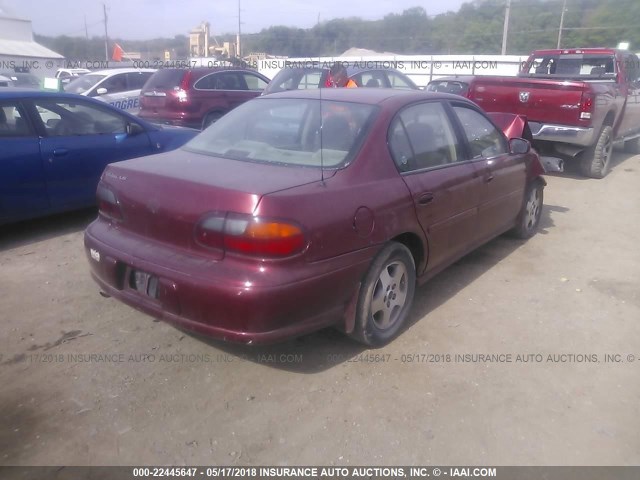 1G1NE52J62M680484 - 2002 CHEVROLET MALIBU LS 栗色 照片 4