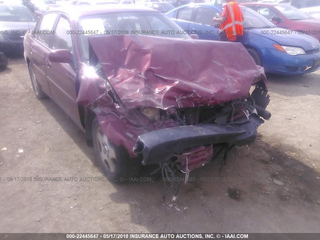 1G1NE52J62M680484 - 2002 CHEVROLET MALIBU LS 栗色 照片 6