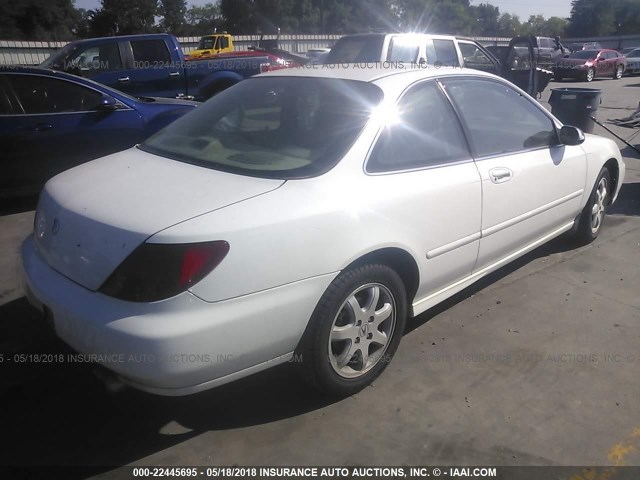 19UYA2254WL007868 - 1998 ACURA 3.0CL WHITE photo 4