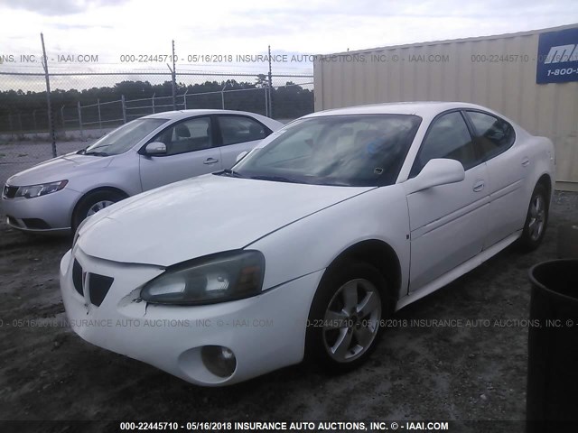 2G2WP552161249146 - 2006 PONTIAC GRAND PRIX WHITE photo 2