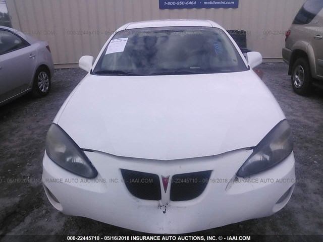 2G2WP552161249146 - 2006 PONTIAC GRAND PRIX WHITE photo 6