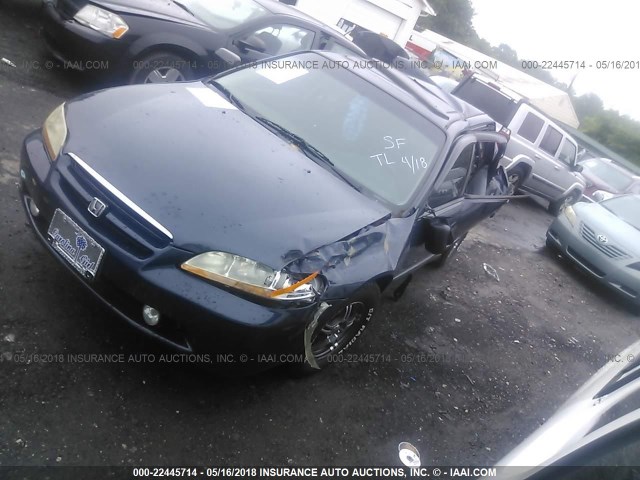 1HGCF8544XA153475 - 1999 HONDA ACCORD DX BLUE photo 2