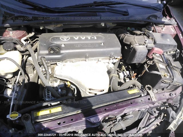 JTKDE177160079062 - 2006 TOYOTA SCION TC 栗色 照片 10