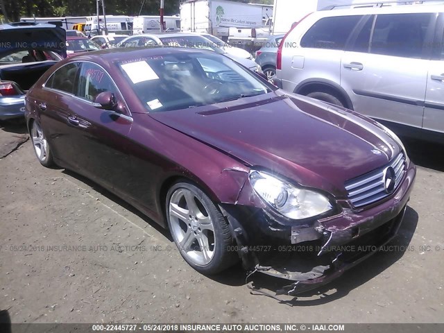 WDDDJ75X26A040084 - 2006 MERCEDES-BENZ CLS 500C RED photo 1