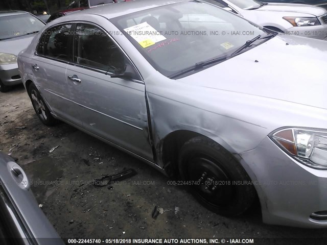 1G1ZC5E04CF321148 - 2012 CHEVROLET MALIBU 1LT ვერცხლისფერი ფოტო 6
