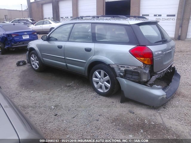 4S4BP61C197333842 - 2009 SUBARU OUTBACK 2.5I GRAY photo 3