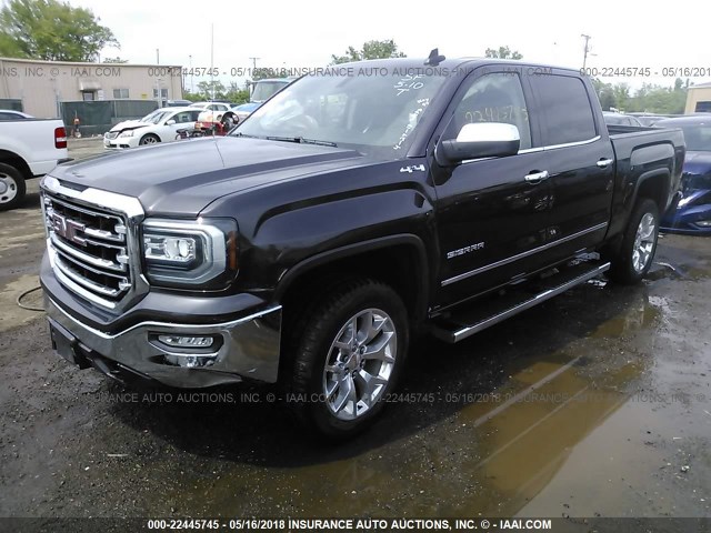 3GTU2NEC9GG218097 - 2016 GMC SIERRA K1500 SLT GRAY photo 2