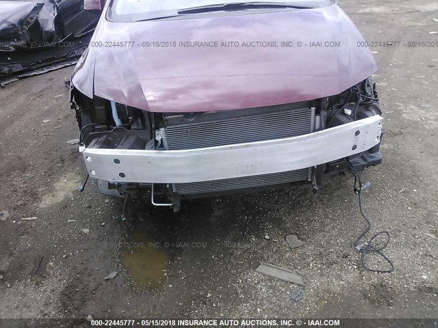 19XFB2F93DE068361 - 2013 HONDA CIVIC EXL BURGUNDY photo 6