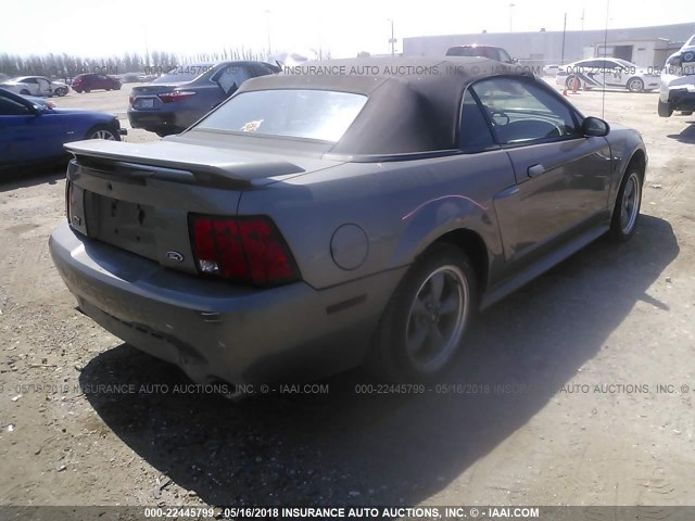 1FAFP45X12F235354 - 2002 FORD MUSTANG GT GRAY photo 4
