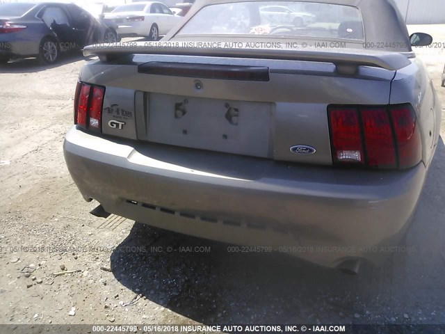 1FAFP45X12F235354 - 2002 FORD MUSTANG GT GRAY photo 6