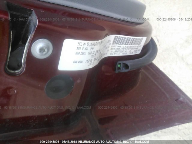 1J8HR48P77C639477 - 2007 JEEP GRAND CHEROKEE LAREDO/COLUMBIA/FREEDOM 栗色 照片 9