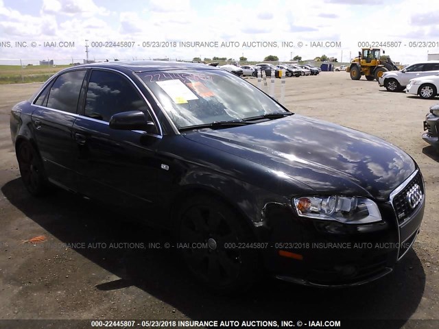 WAUEF78E58A054992 - 2008 AUDI A4 S-LINE 2.0T QUATTRO TURBO GRAY photo 1