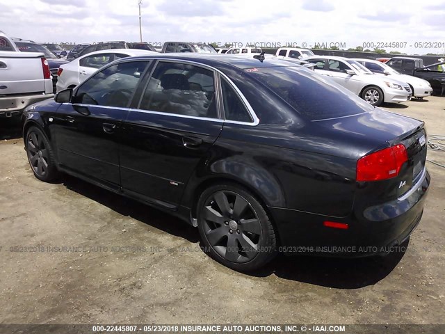 WAUEF78E58A054992 - 2008 AUDI A4 S-LINE 2.0T QUATTRO TURBO GRAY photo 3