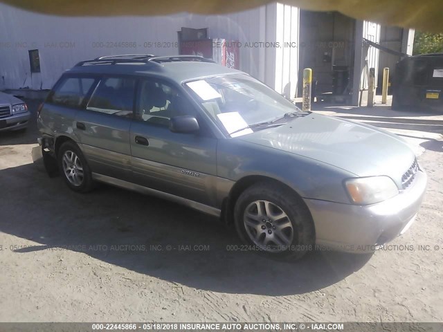 4S3BH675747632402 - 2004 SUBARU LEGACY OUTBACK AWP 绿色 照片 1