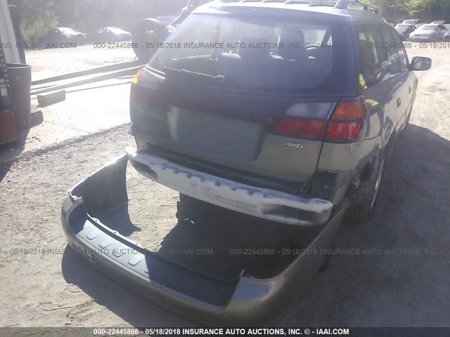4S3BH675747632402 - 2004 SUBARU LEGACY OUTBACK AWP 绿色 照片 6
