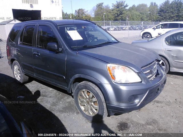 JHLRD78976C002748 - 2006 HONDA CR-V SE/EX GRAY photo 1