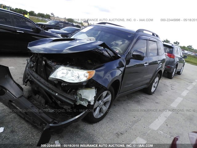 JF2SH6FC4AH716698 - 2010 SUBARU FORESTER 2.5XT LIMITED GRAY photo 2