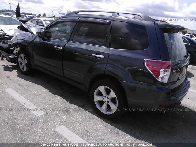 JF2SH6FC4AH716698 - 2010 SUBARU FORESTER 2.5XT LIMITED GRAY photo 3