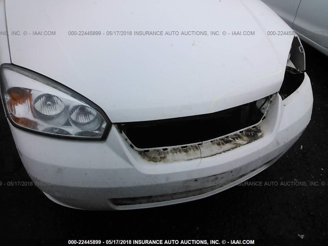 1G1ZT58F67F248502 - 2007 CHEVROLET MALIBU LT WHITE photo 6