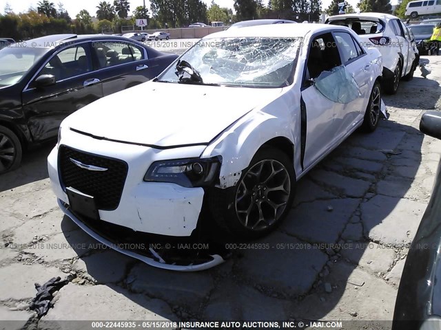 2C3CCABG2FH756538 - 2015 CHRYSLER 300 S WHITE photo 2