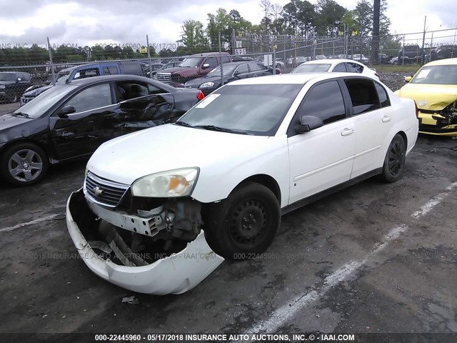 1G1ZS58N38F109925 - 2008 CHEVROLET MALIBU LS 白色 照片 2
