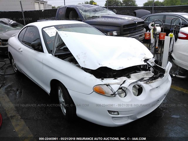 KMHJG25F4YU176591 - 2000 HYUNDAI TIBURON WHITE photo 1