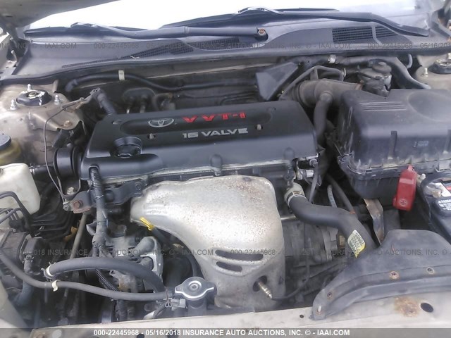 4T1BE32K32U010734 - 2002 TOYOTA CAMRY LE/XLE/SE TAN photo 10