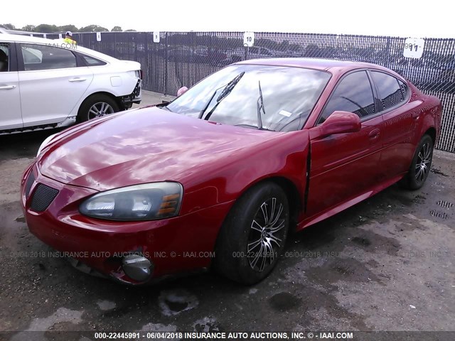 2G2WR554671210243 - 2007 PONTIAC GRAND PRIX GT RED photo 2