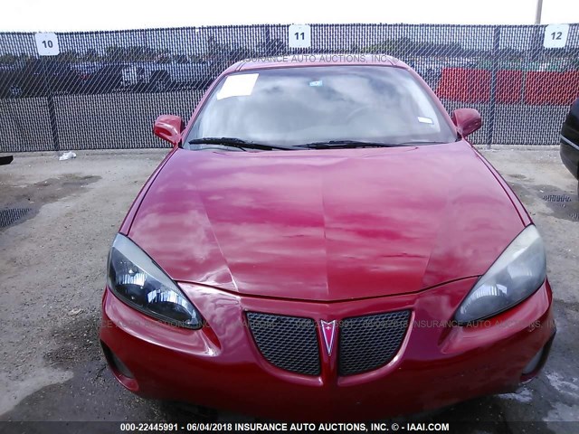 2G2WR554671210243 - 2007 PONTIAC GRAND PRIX GT RED photo 6