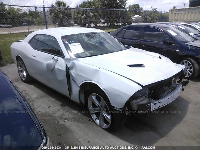 2C3CDZBT4HH658896 - 2017 DODGE CHALLENGER R/T WHITE photo 1