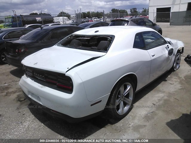 2C3CDZBT4HH658896 - 2017 DODGE CHALLENGER R/T WHITE photo 4