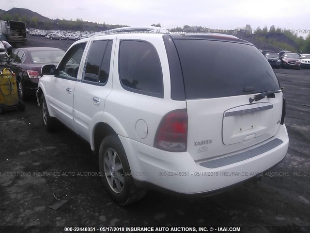 5GADT13S662278122 - 2006 BUICK RAINIER CXL WHITE photo 3