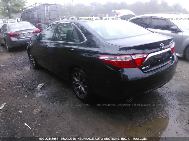 4T1BK1FK2FU030003 - 2015 TOYOTA CAMRY XSE/XLE Qara foto 3