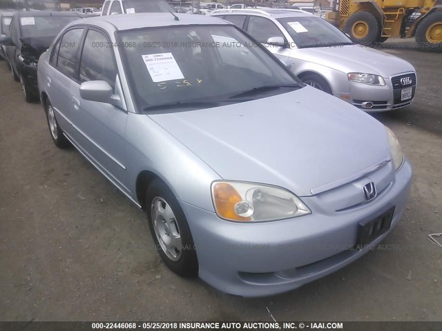 JHMES96633S015521 - 2003 HONDA CIVIC HYBRID SILVER photo 1