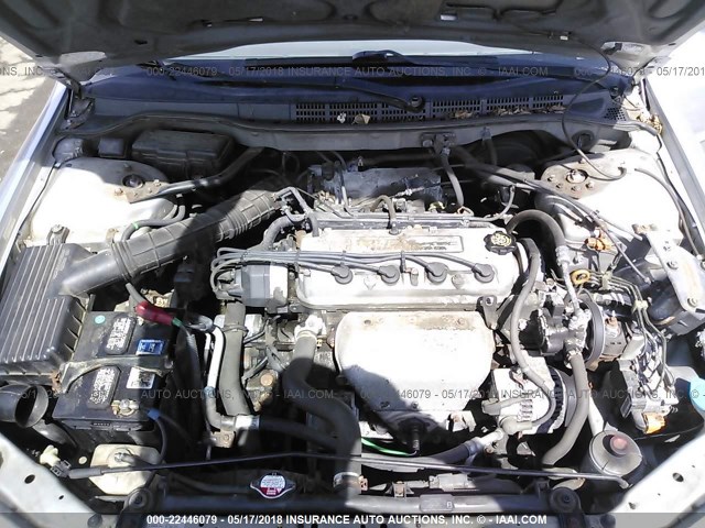 1HGCG66812A072316 - 2002 HONDA ACCORD EX/SE SILVER photo 10