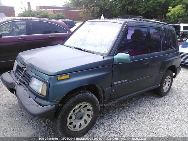 JS3TD03V0S4112304 - 1995 SUZUKI SIDEKICK JX/JLX GREEN photo 2