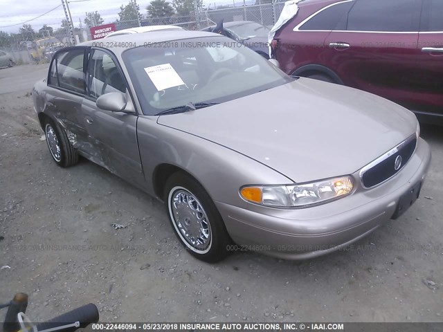 2G4WS52J211310725 - 2001 BUICK CENTURY CUSTOM GOLD photo 1