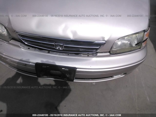 JHMRA3861WC002540 - 1998 HONDA ODYSSEY LX/EX GOLD photo 6