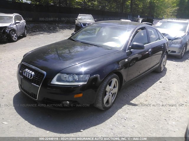 WAUDH74F78N001594 - 2008 AUDI A6 3.2 QUATTRO BLACK photo 2