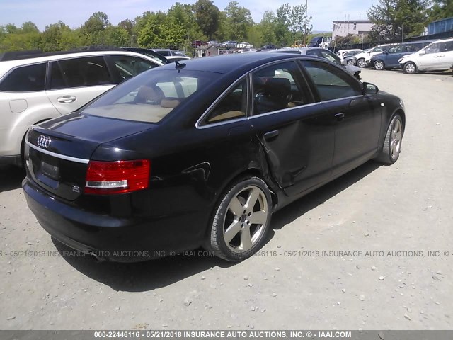 WAUDH74F78N001594 - 2008 AUDI A6 3.2 QUATTRO BLACK photo 4