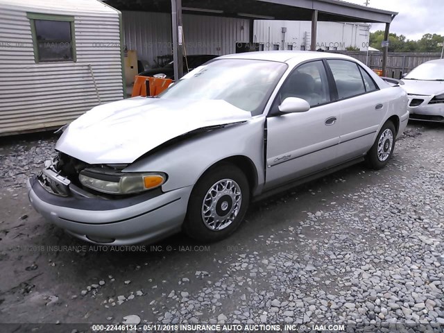 2G4WS52J711157095 - 2001 BUICK CENTURY CUSTOM SILVER photo 2