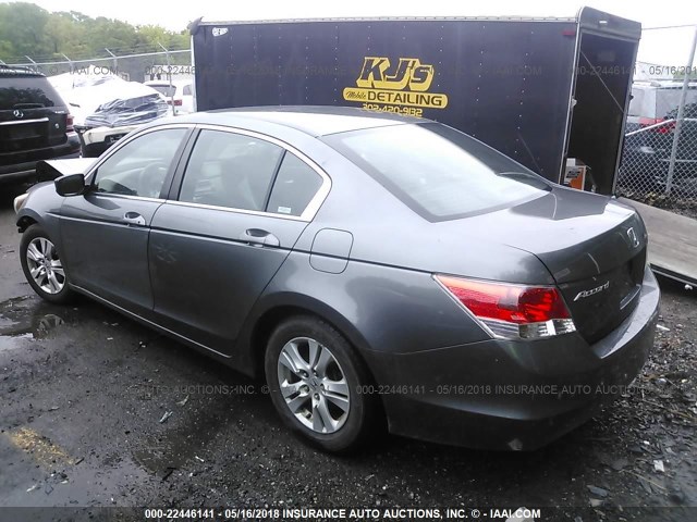 1HGCP2F41AA085572 - 2010 HONDA ACCORD LXP GRAY photo 3